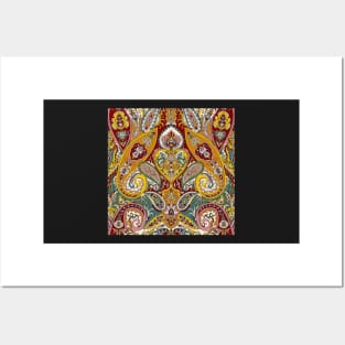 Cashmere Indian Boho Folk Posters and Art